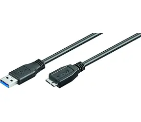 MicroConnect kabel USB3.0 A (M) - microUSB B (M) 2m černá / 5000Mbit/s