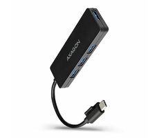 AXAGON HUE-G1C USB-C hub černá / 4x USB-A 3.2 Gen 1 / 14 cm kabel / doprodej