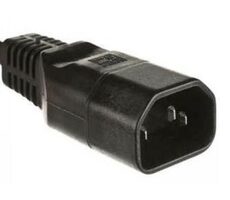 MicroConnect IEC síťová zástrčka C14 černá