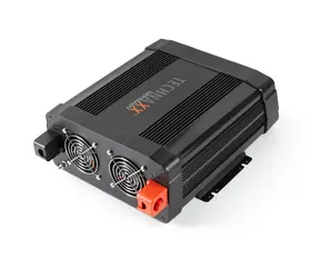Technaxx TX0540 měnič napětí DC AC černá / 2000W / vstup 12V DC / 2x USB / 2x 230 zásuvka 
