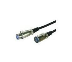 MicroConnect XLR kabel XLR (M) - XLR (F) 1m černá