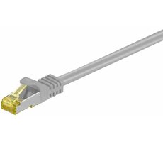 MicroConnect CAT7 S/FTP Patch Cord 0.5m šedá