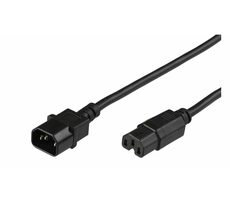 MicroConnect Prodlužovací kabel C14 - C15 1.5m černá