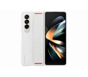 SAMSUNG Silicone Strap Cover zadní kryt pro Samsung Galaxy Z Fold4 bílá