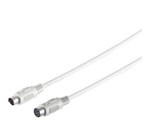 MicroConnect Prodlužovací kabel PS/2 MD6 M-F 2m šedá