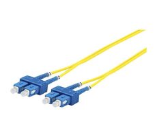 MicroConnect Optical Fibre Cable SC/SC Singlemode duplex OS2 0.5m žlutá