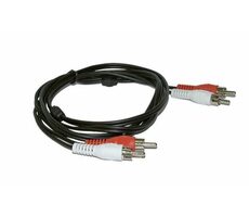 MicroConnect Stereo kabel 2x RCA (M) - 2x RCA (M) 10m černá