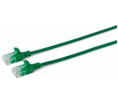 MicroConnect CAT6a U/UTP SLIM 7.5m zelená / LSZH