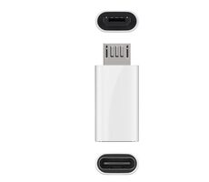 MicroConnect adaptér USB-C (F) - microUSB B (M) bílá 