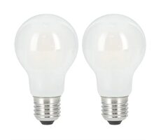 Xavax 112904 LED Filament žárovka / E27 / 806 lm (nahrazuje 60 W) / teplá bílá / matná / 2 ks v krabičce
