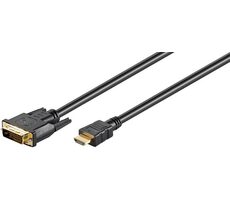 MicroConnect kabel Dual-link HDMI (M) - DVI-D 24+1 (M) 3m černá