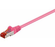 MicroConnect CAT6 S/FTP 5m růžová / LSZH