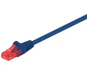 MicroConnect CAT6 U/UTP 15m modrá / PVC