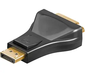 MicroConnect Adapter DisplayPort 1.2 (M) - DVI-D Dual Link 24+5 (F) černá