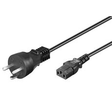 MicroConnect Power Cord DK EDB - C13 3m černá / dánská koncovka