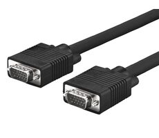 MicroConnect Kabel Full HD SVGA HD15 3m černá / Full HD (1920x1080) @ 60Hz