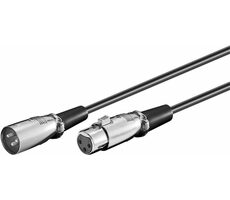MicroConnect XLR kabel XLR (M) - XLR (F) 5m černá