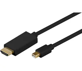 MicroConnect kabel Mini DisplayPort 1.2 (M) - HDMI (M) 1m černá 