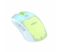 ROCCAT Burst Pro Air bílá / Herní bezdrátová optická myš / 19000 DPI / 6 tlačítek / AIMO osvětlení