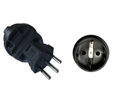 MicroConnect Power Adapter Schuko - Swiss černá / Švýcarská koncovka
