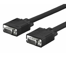 MicroConnect Kabel Full HD SVGA HD15 5m černá / Full HD (1920x1080) @ 60Hz