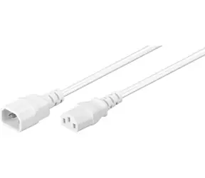 MicroConnect Prodlužovací kabel C14 - C13 3m bílá