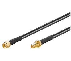 MicroConnect WLAN anténní kabel kabel SMA reverse konektor - SMA jack 1m černá 