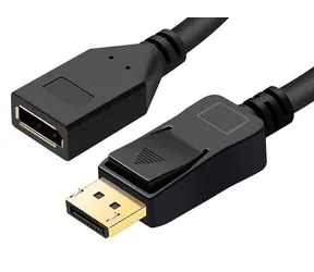 MicroConnect Prodlužovací kabel DisplayPort M-F 2m černá / 21.6Gbit/s