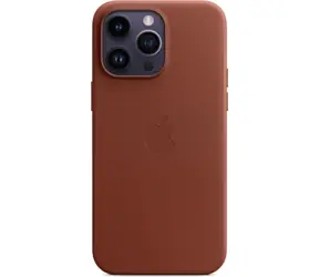 Apple kožený kryt s MagSafe pro iPhone 14 Pro Max cihlově hnědá