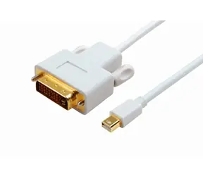 MicroConnect Kabel Mini DisplayPort 1.2 (M) - DVI-D Dual-Link (24+1) (M) 2m bílá / 1920x1080 @ 60Hz 