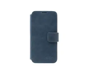 FIXED ProFit Kožené pouzdro typu kniha pro Apple iPhone 14 Pro Max modrá