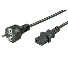 MicroConnect Síťový napájecí kabel Schuko - C13 10m černá