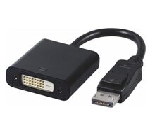MicroConnect Adapter Active DisplayPort 1.2 (M) - DVI-D černá