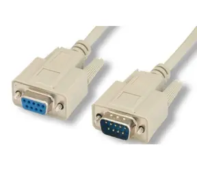 MicroConnect sériový kabel RS-232, D-SUB 9-pin (M) - D-SUB 9-pin (F) 30m béžová
