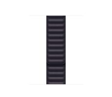 Apple Watch 41mm inkoustově fialová / kožený článek řemínek M/L