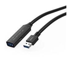 MicroConnect Active prodlužovací kabel USB3.0 A (M) - USB3.0 A (F) 10m černá / 5000Mbit/s