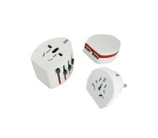 MicroConnect SKROSS World adaptér Dual USB bílá 