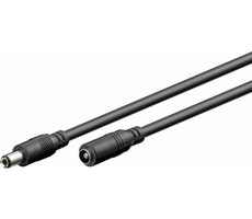 MicroConnect napájecí kabel DC-DC M-F 10m černá