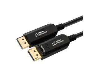 MicroConnect Premium Optic Fiber DisplayPort Kabel v1.4 10m černá / 4K / HDCP / 32.4Gbit/s