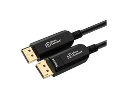 MicroConnect Premium Optic Fiber DisplayPort Kabel v1.4 15m černá / 4K / HDCP / 32.4Gbit/s