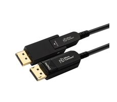 MicroConnect Premium Optic Fiber Kabel Mini DisplayPort 1.4 (M) - DisplayPort (M) 50m černá / redukce z MiniDP na DP