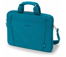 DICOTA Slim Eco BASE 13-14.1" modrá / brašna na notebook / Polyester+recyklovaný plast
