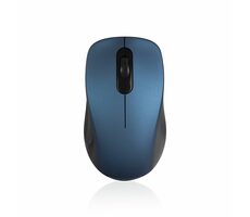MODECOM MC-WM10S černo-modrá / bezdrátová optická myš / 1600DPI / USB nano 2 / 3 tlačítka 