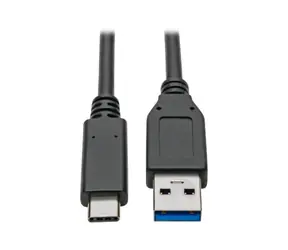 PremiumCord propojovací USB 3.2 kabel s konektory USB-C - USB-A 2 m černá