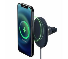 iOttie Velox MagSafe Magnetický Wireless Air Vent Mount modrá / magnetický držák s nabíječkou do ventilace automobilu
