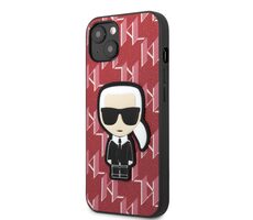 Karl Lagerfeld Monogram Ikonik Kryt pro Apple iPhone 13 červená