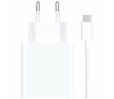 Xiaomi MDY USB-C nabíječka 33W bílá / 1x USB-C / 1x USB-A / USB-C kabel (1m)