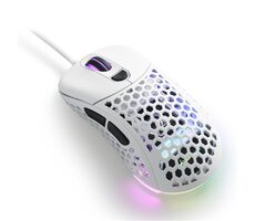 Sharkoon Light 200 bílá / herní myš / optická / 16000 dpi / 1.8m kabel / LED kontrolka provozu / 6 tlačítek
