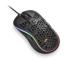 Sharkoon Light2 S černá / herní myš / optická / 6200 dpi / 1.8m kabel / LED kontrolka provozu / 8 tlačítek