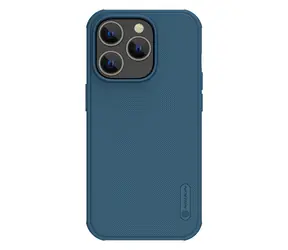 Nillkin Super Frosted PRO Zadní Kryt pro Apple iPhone 14 PRO MAX modrá (Without Logo Cutout)